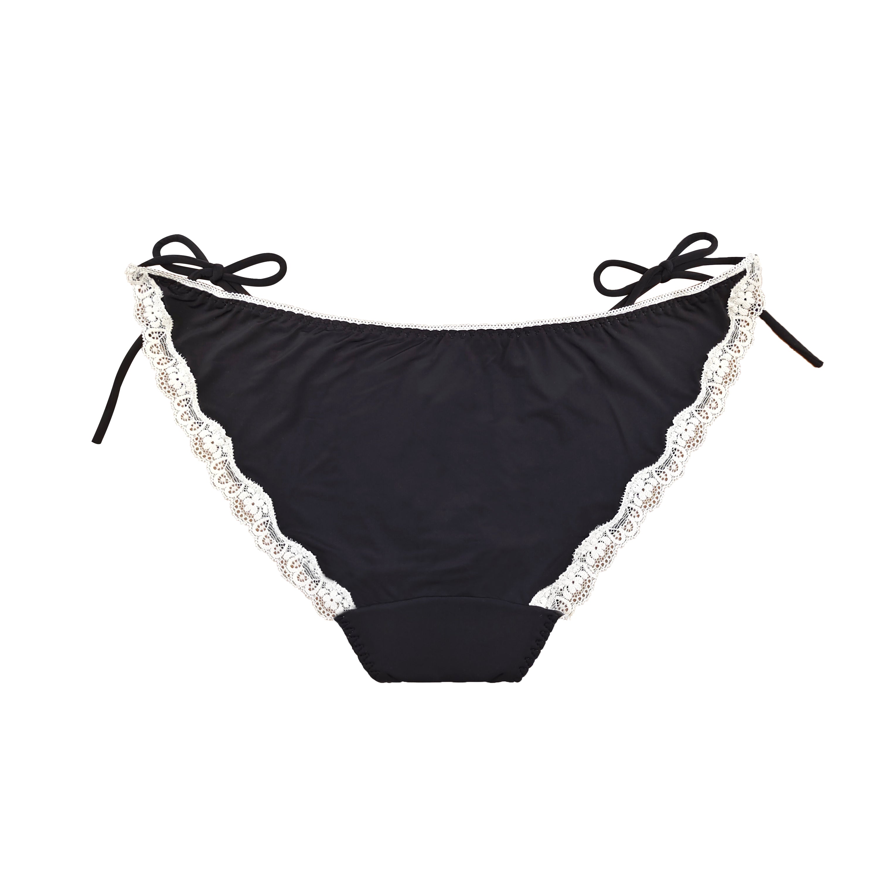 5 Packs Black Lace Embroidery Innerwear for Women New Arrived Stitching Bowknot Briefs